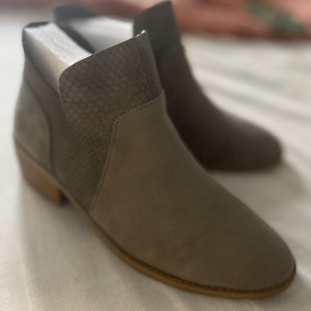 Gray Ankle Booties